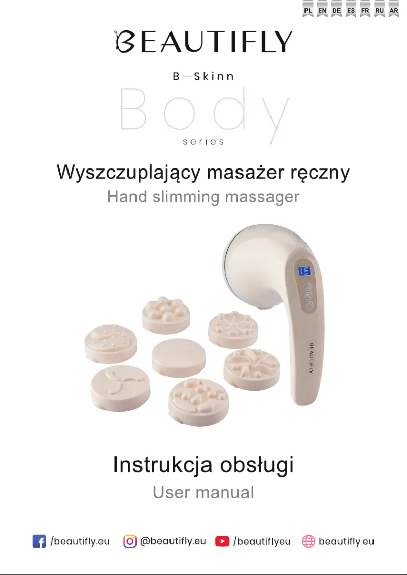 Página 1 del manual Manual de usuario Beautifly B-Skinn Body