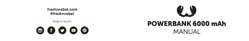 Page 1 de la notice Manuel utilisateur Fresh 'n Rebel 2PB2000PT