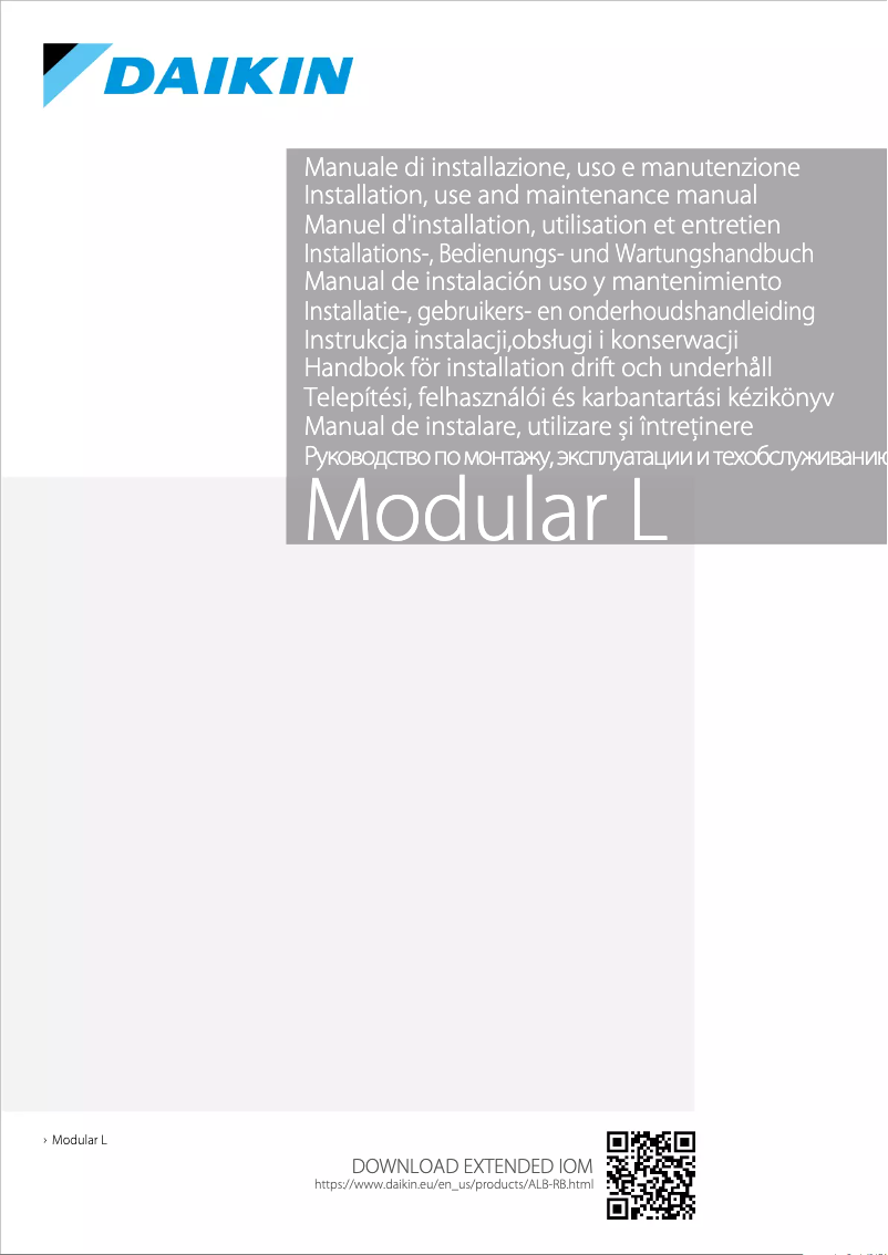 Página 1 del manual Guía de instalación Daikin ALB06RBMNADBT00