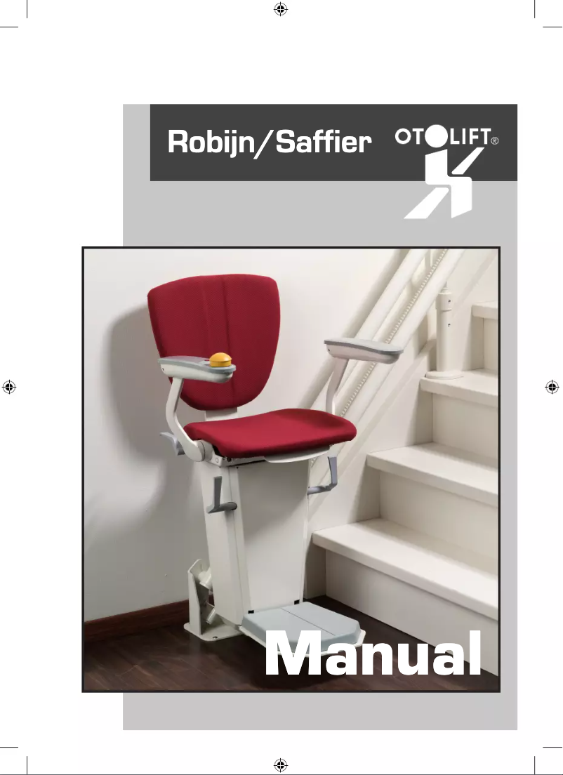 Page 1 of the manual User Manual Otolift Saffier