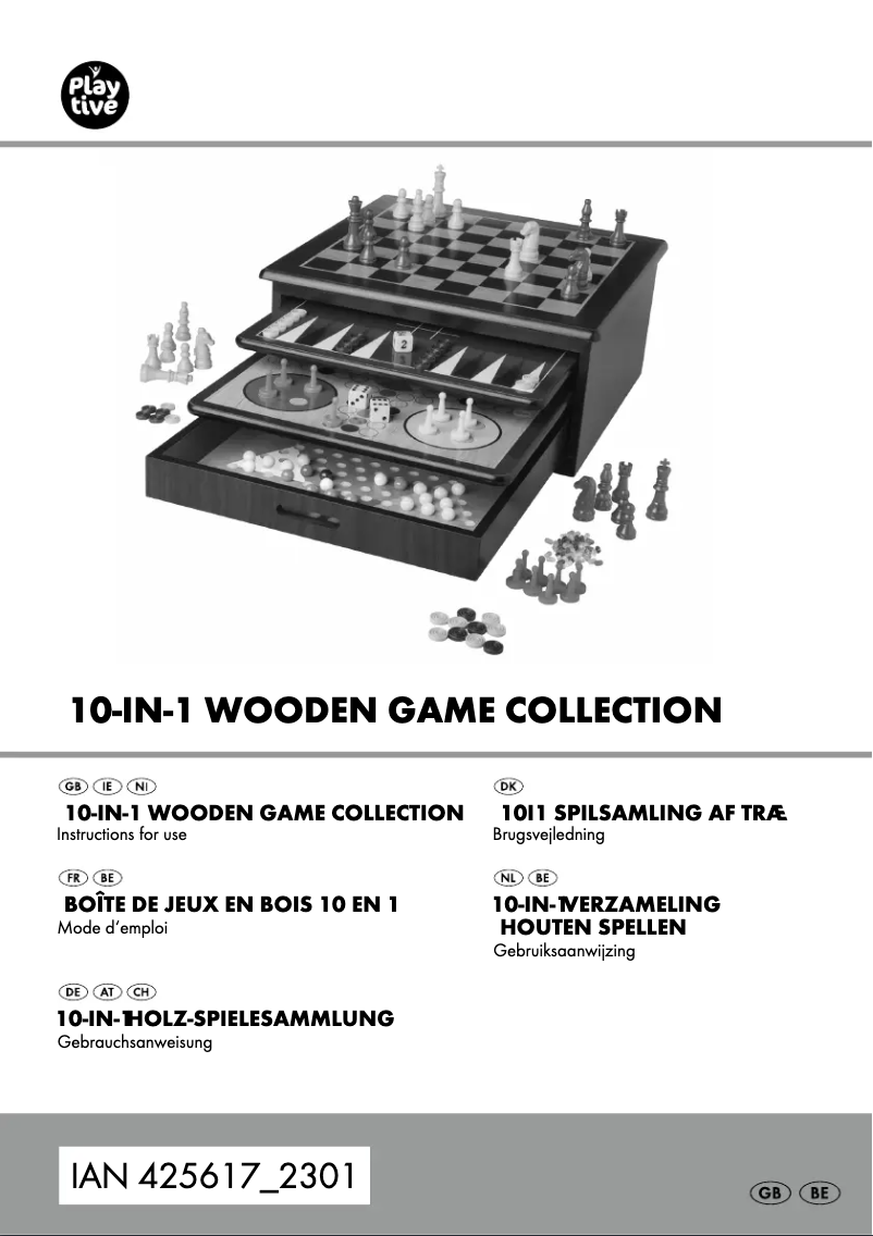 Page 1 de la notice Manuel utilisateur Playtive IAN 425617
