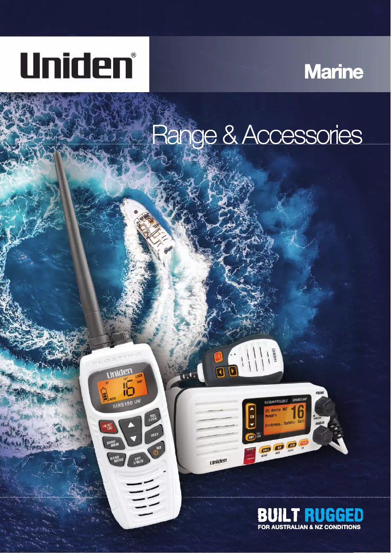 Page 1 of the manual User Manual Uniden AWM302