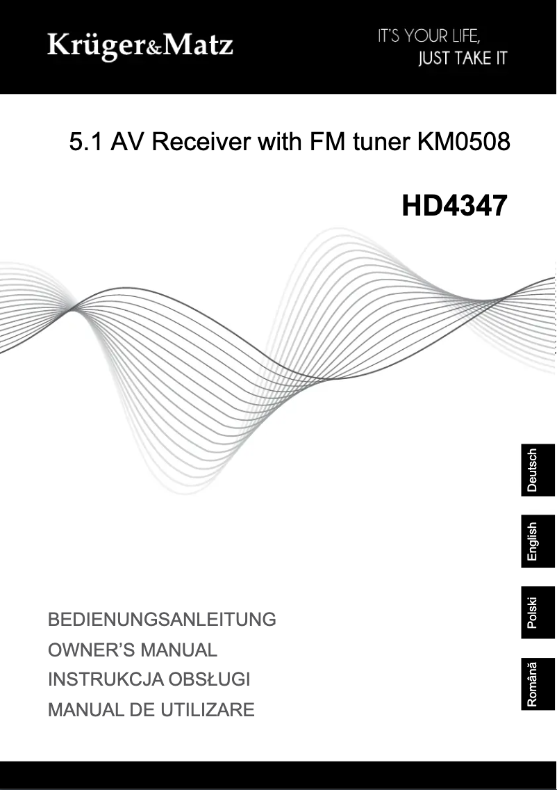 Página 1 del manual Manual de usuario Krüger&Matz HD4347