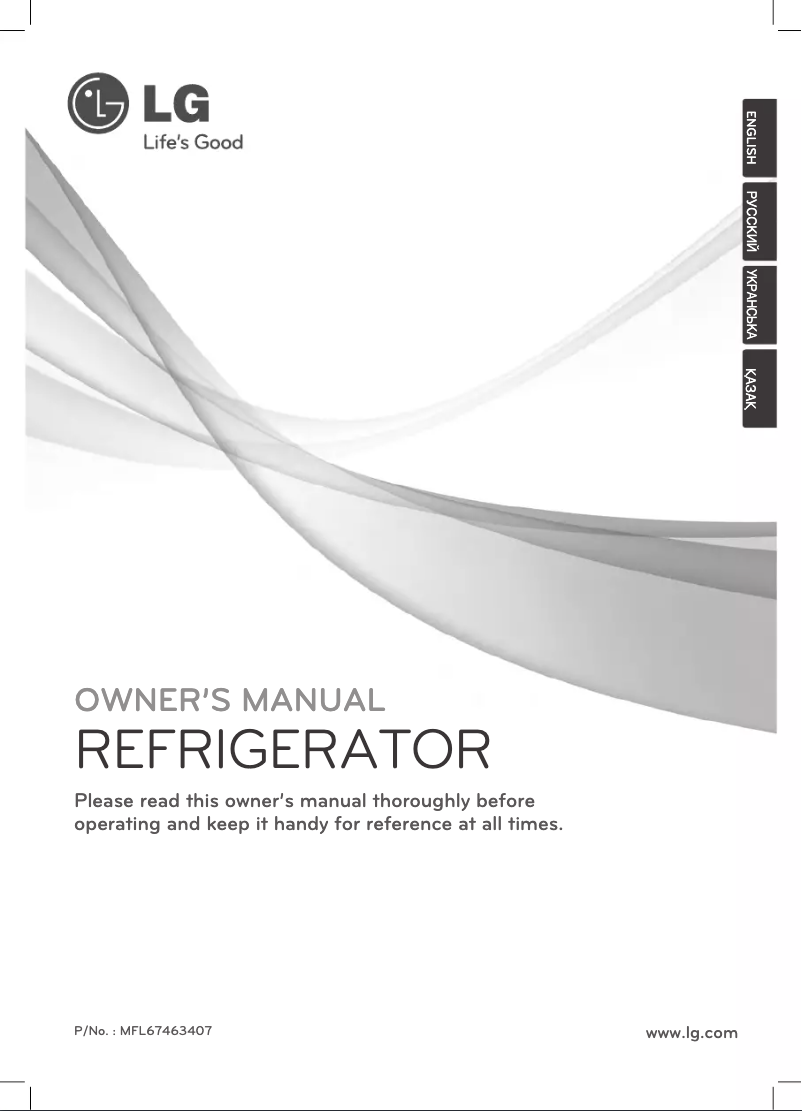 Page 1 de la notice Manuel utilisateur LG GW-B401MVSZ