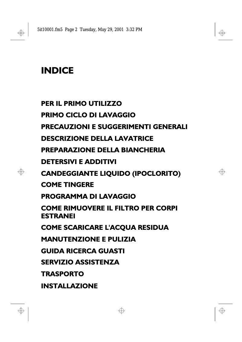 Page 1 de la notice Manuel utilisateur Ignis AWV 465/M