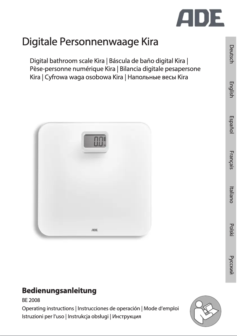 Page 1 de la notice Manuel utilisateur ADE Kira BE 2008