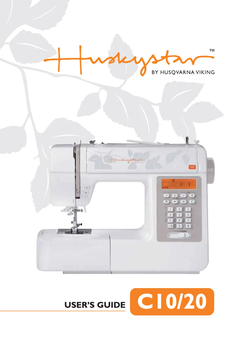Page 1 of the manual User Manual Husqvarna-Viking Huskystar C20
