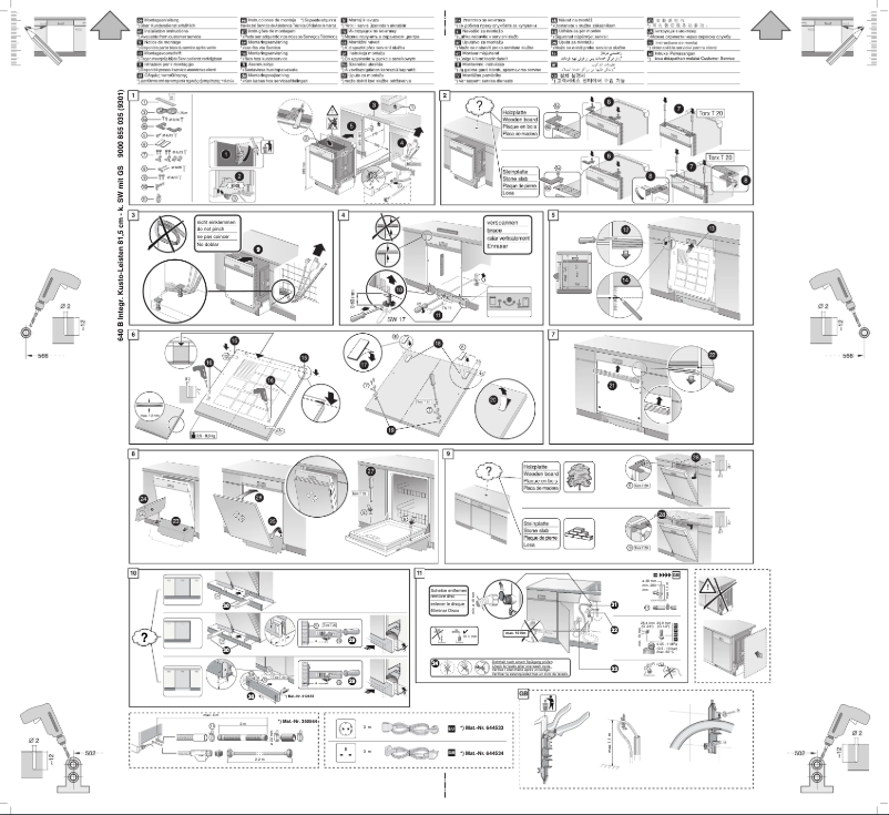 Page 1 de la notice Guide d'installation Neff S41L68N0EU