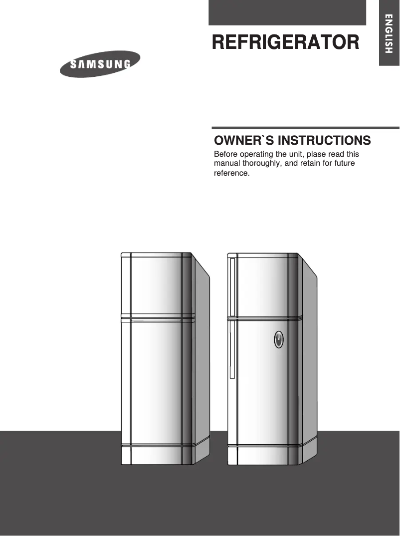 Page 1 de la notice Manuel utilisateur Samsung RT21MHSS