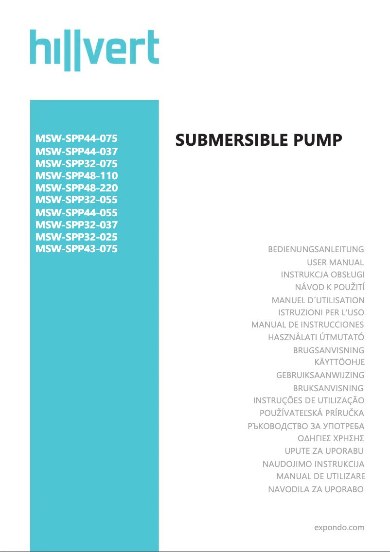 Page 1 de la notice Manuel utilisateur MSW MSW-SPP32-055