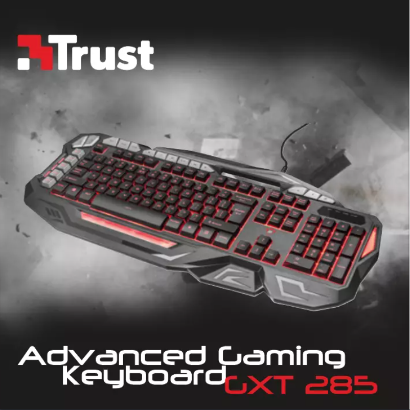 Page 1 de la notice Manuel utilisateur Trust GXT 285