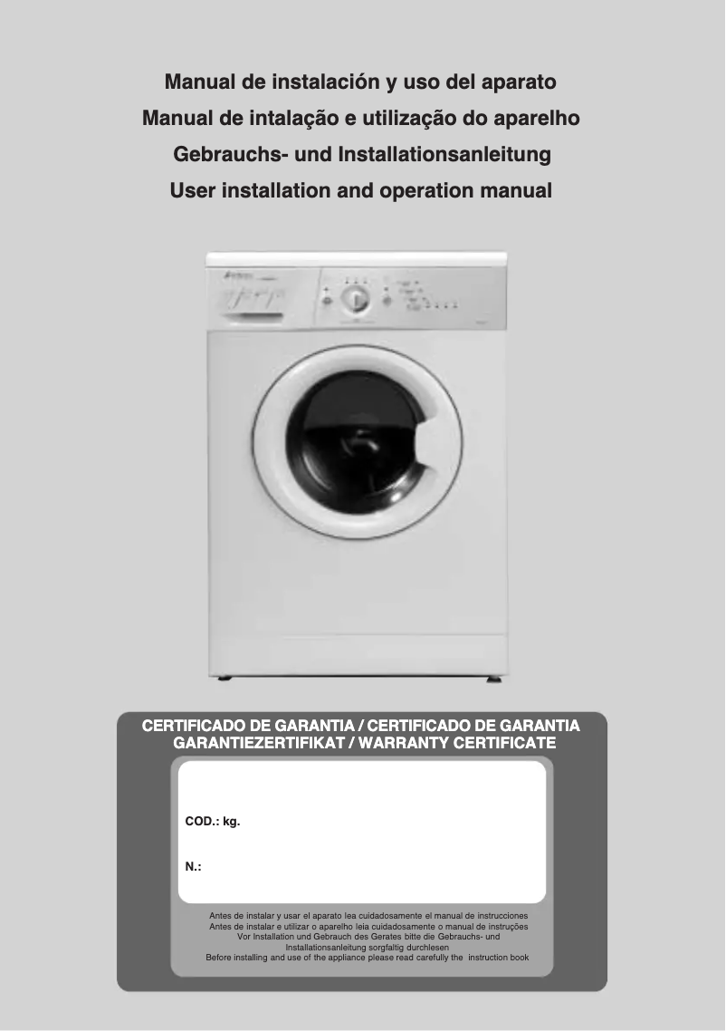 Página 1 del manual Manual de usuario Edesa L-660G