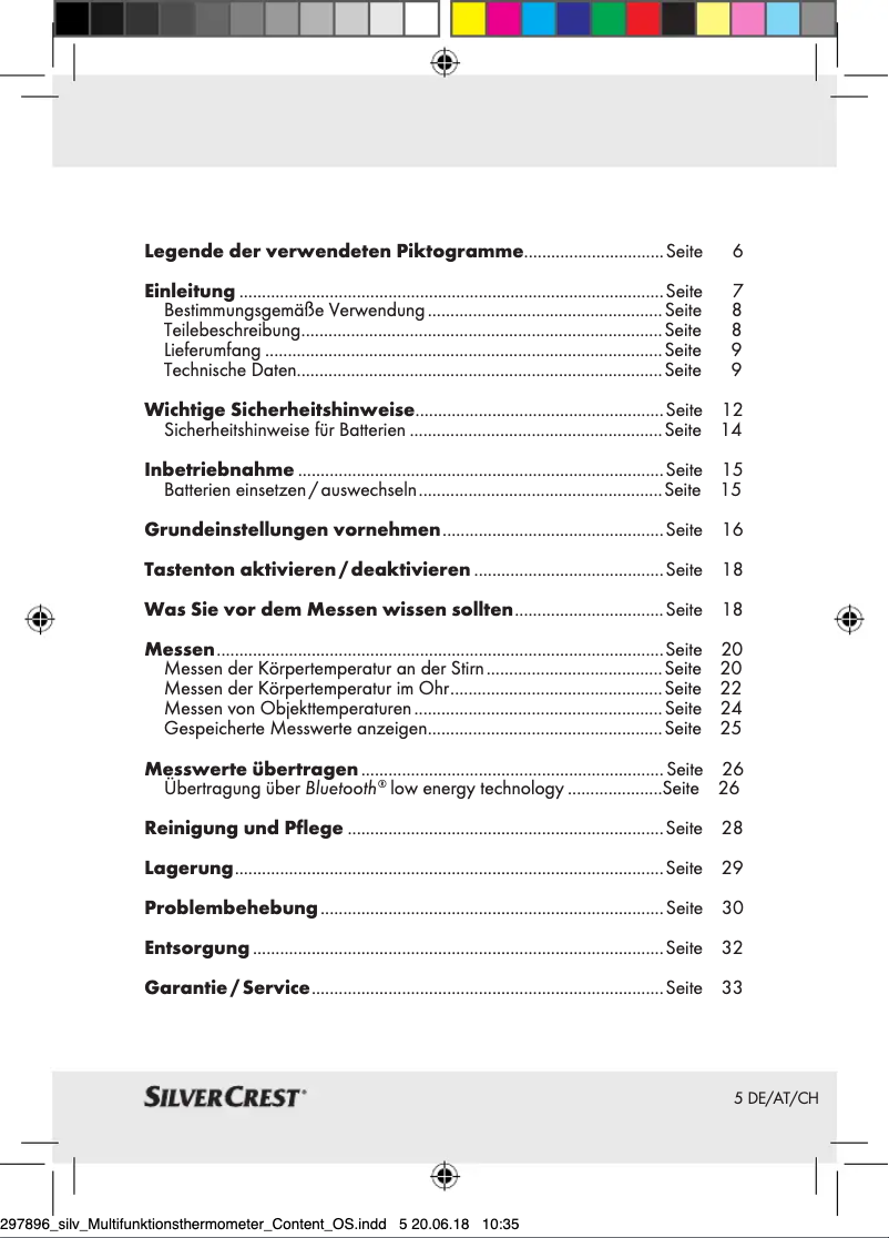 Página 1 del manual Manual de usuario SilverCrest IAN 297896