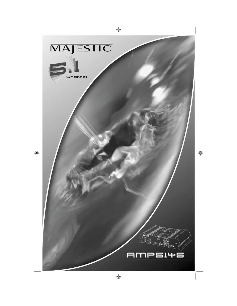 Page 1 de la notice Manuel utilisateur Majestic AMP5145