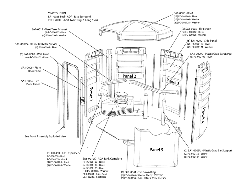 Page 1 de la notice Manuel utilisateur PolyJohn SA1-1001
