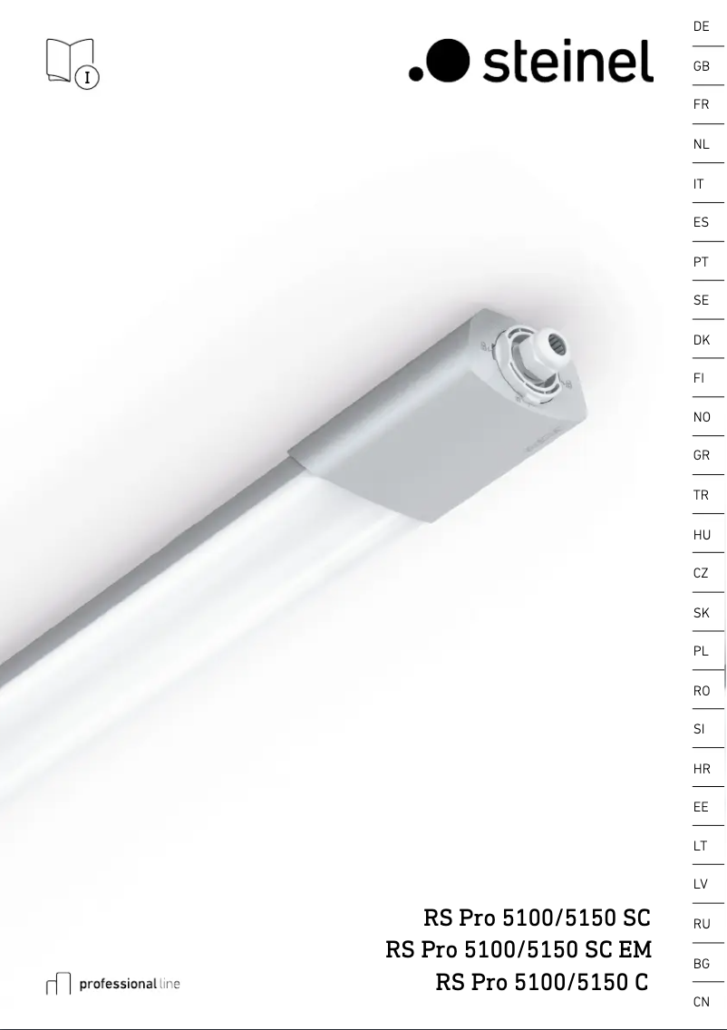 Page 1 de la notice Manuel utilisateur Steinel RS PRO 5150 SC