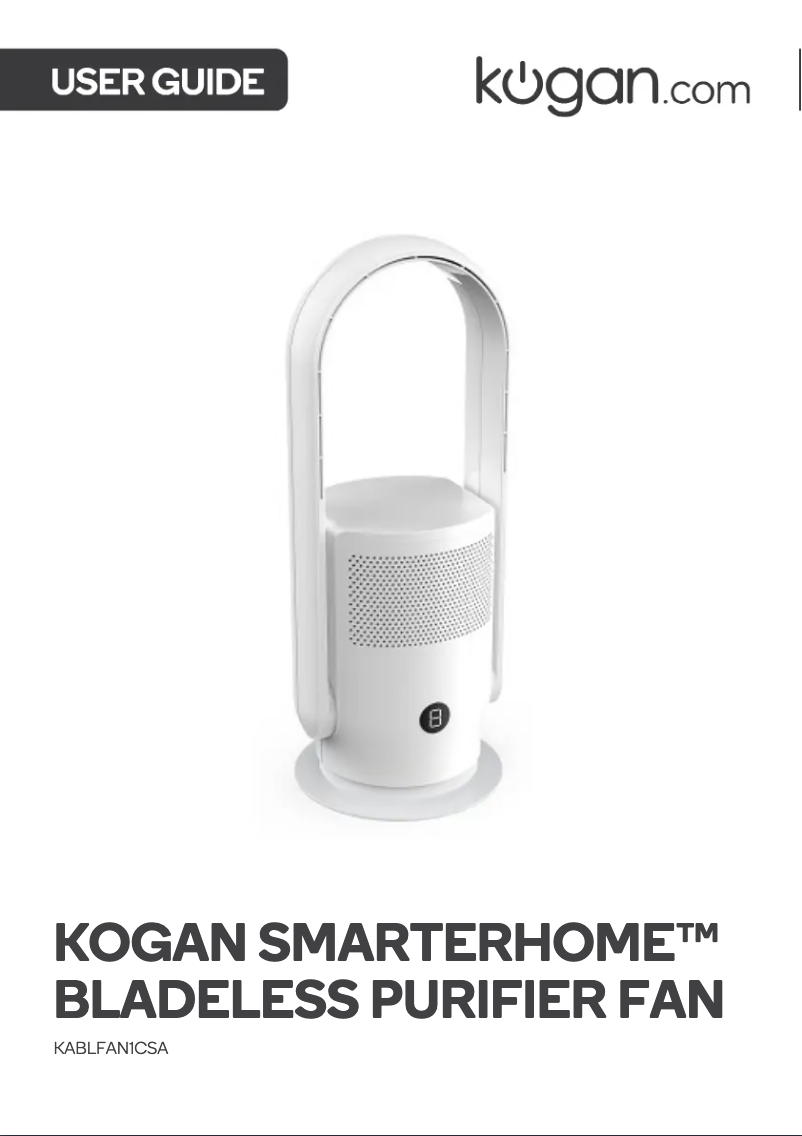Página 1 del manual Manual de usuario Kogan KABLFAN1CSA