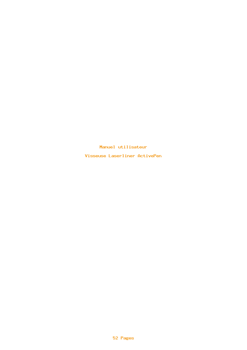Page 1 de la notice Manuel utilisateur Laserliner ActivePen