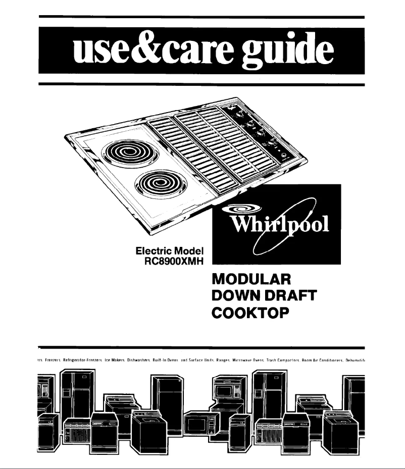 Página 1 del manual Manual de usuario Whirlpool RC8950XRH2