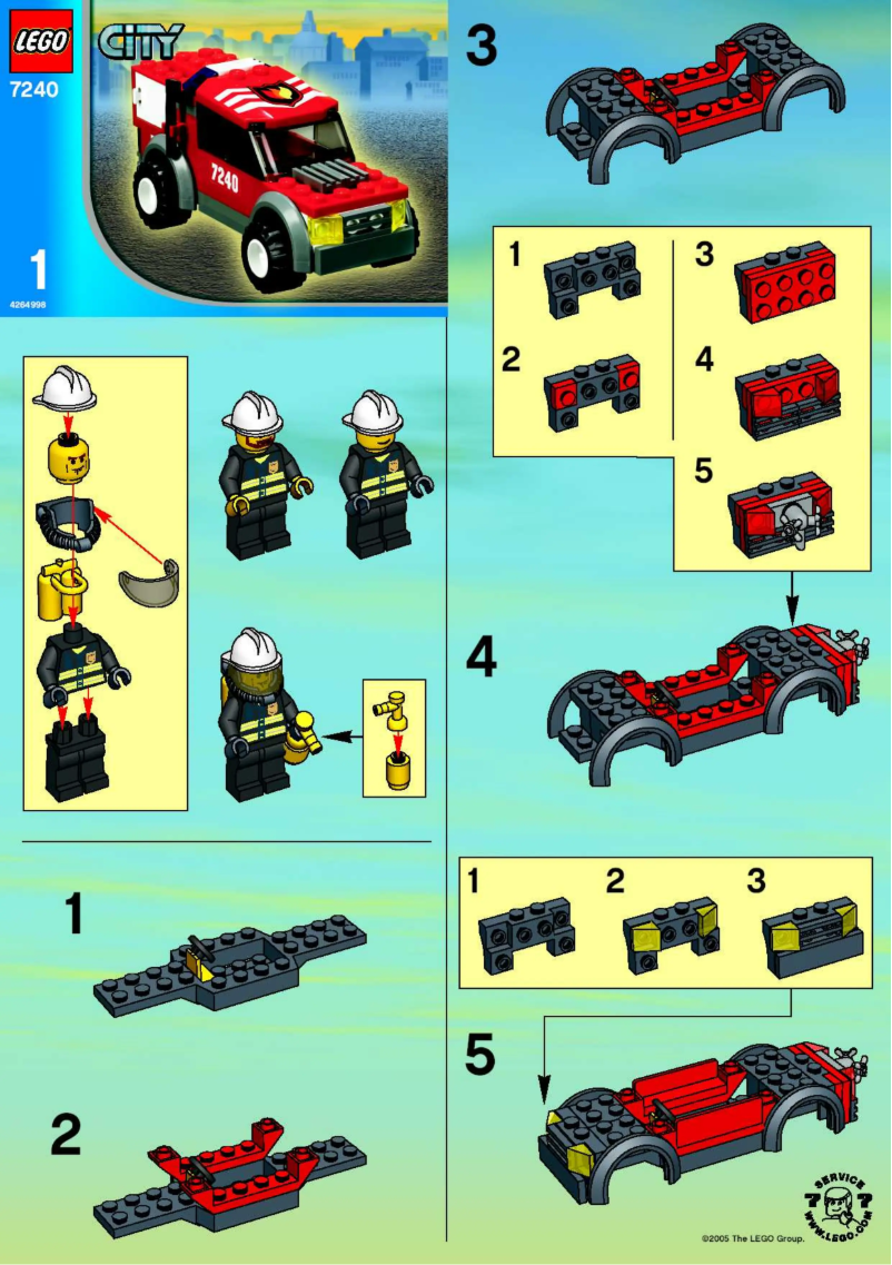 Página 1 del manual Manual de usuario Lego Fire Station & Base Plate