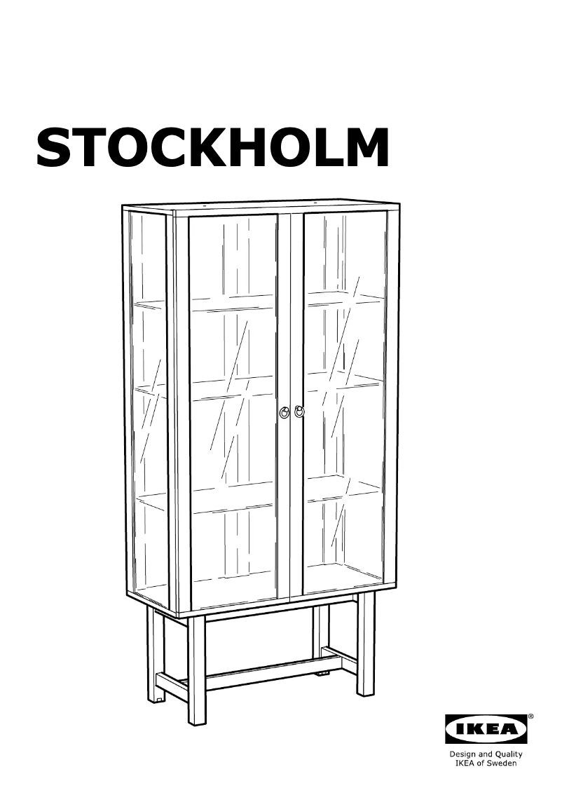 Page 1 de la notice Mode d'emploi Ikea STOCKHOLM