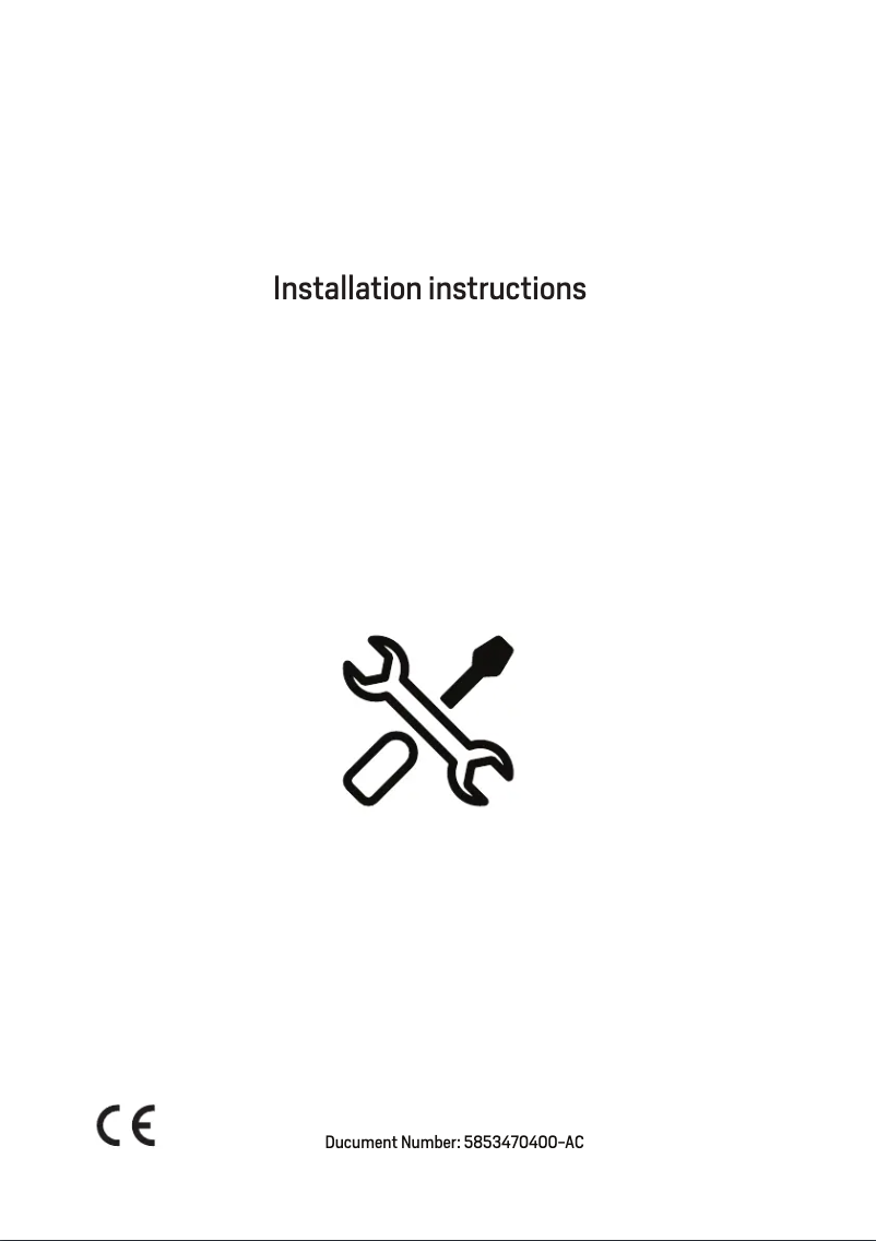 Página 1 del manual Guía de instalación Smeg CB300UI