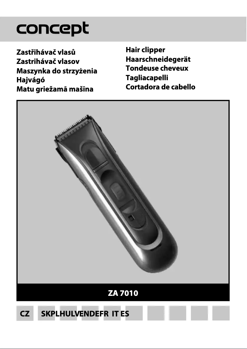 Page 1 de la notice Manuel utilisateur Concept ZA-7010