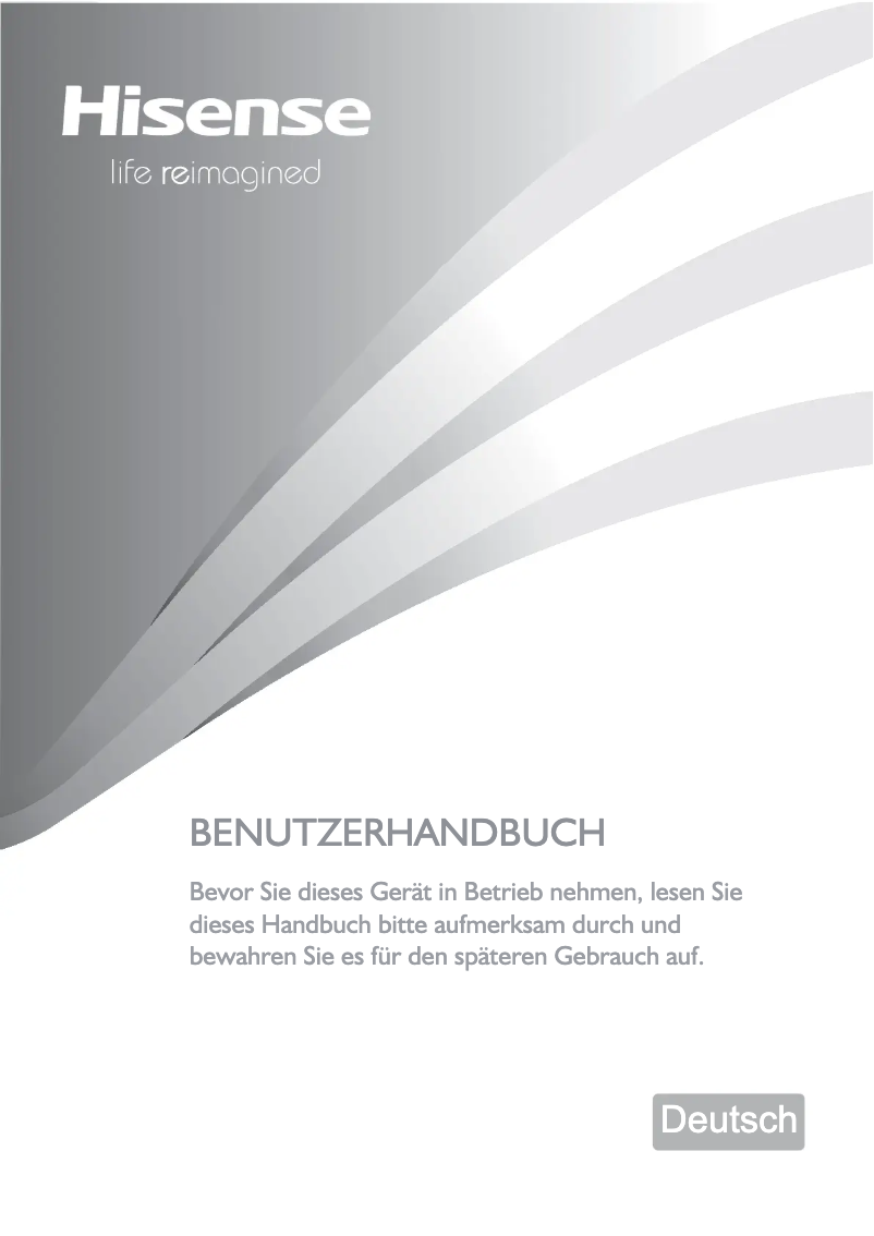 Page 1 de la notice Manuel utilisateur Hisense RS-47WL4SBA/CLA1