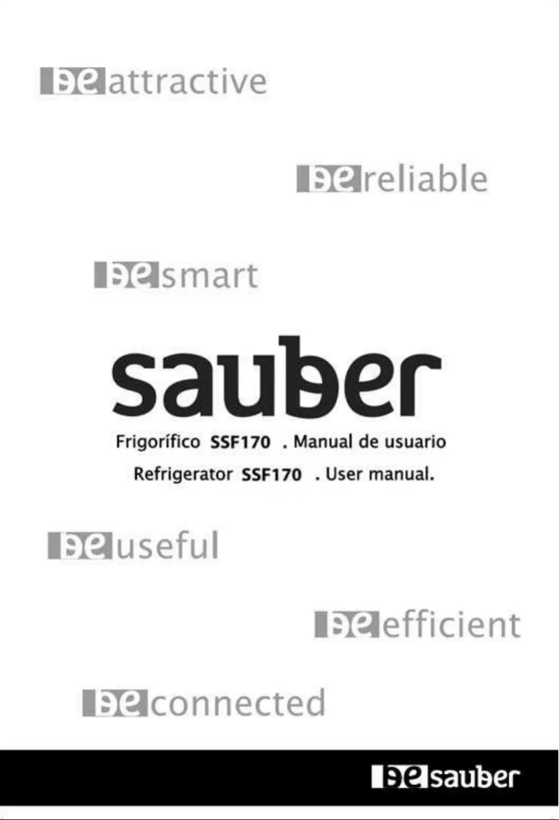 Página 1 del manual Manual de usuario Sauber SSF170