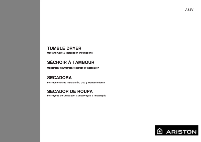 Página 1 del manual Manual de usuario Ariston Thermo A35V
