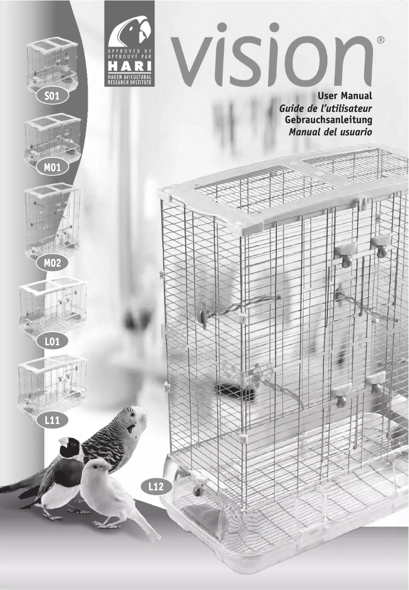 Page 1 de la notice Manuel utilisateur Vision M01