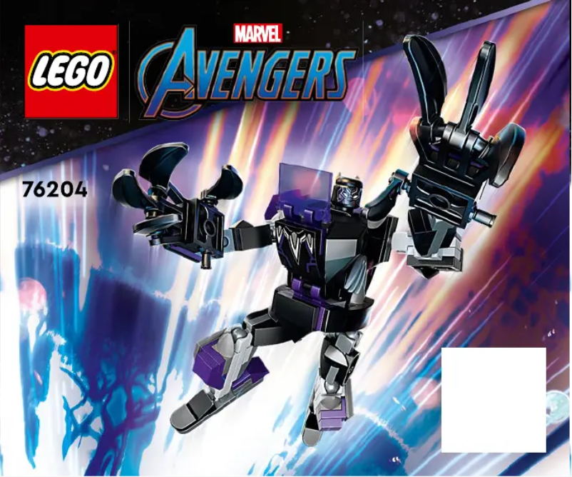 Página 1 del manual Instrucciones visuales Lego Marvel Superheroes 76204