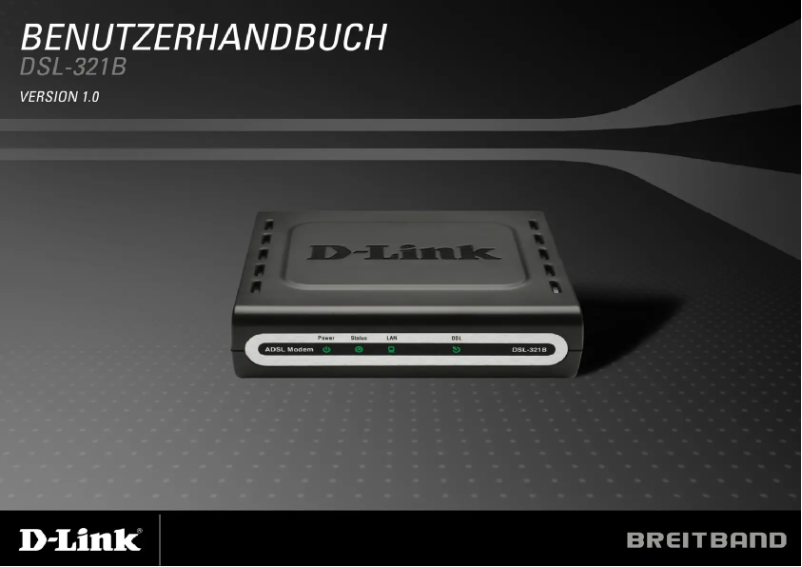 Page 1 de la notice Manuel utilisateur D-Link ADSL2+ Ethernet Modem (Annex B)