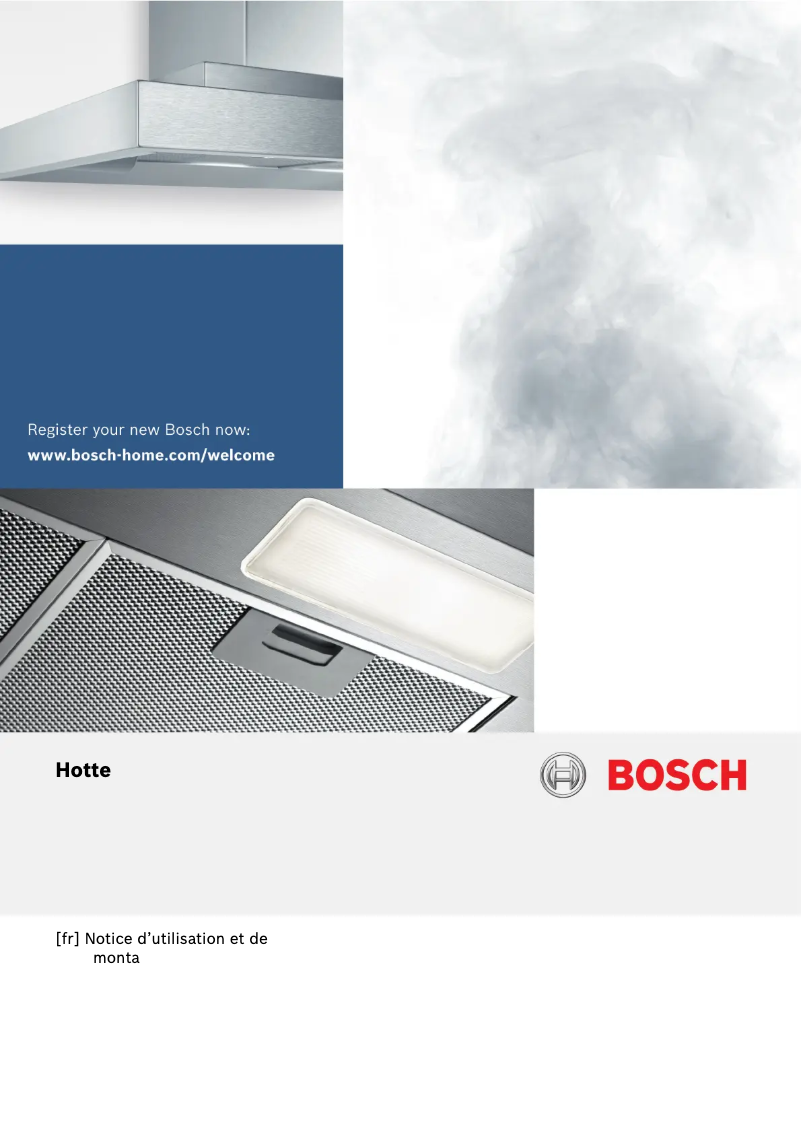 Page 1 de la notice Manuel utilisateur Bosch DWK87CM20