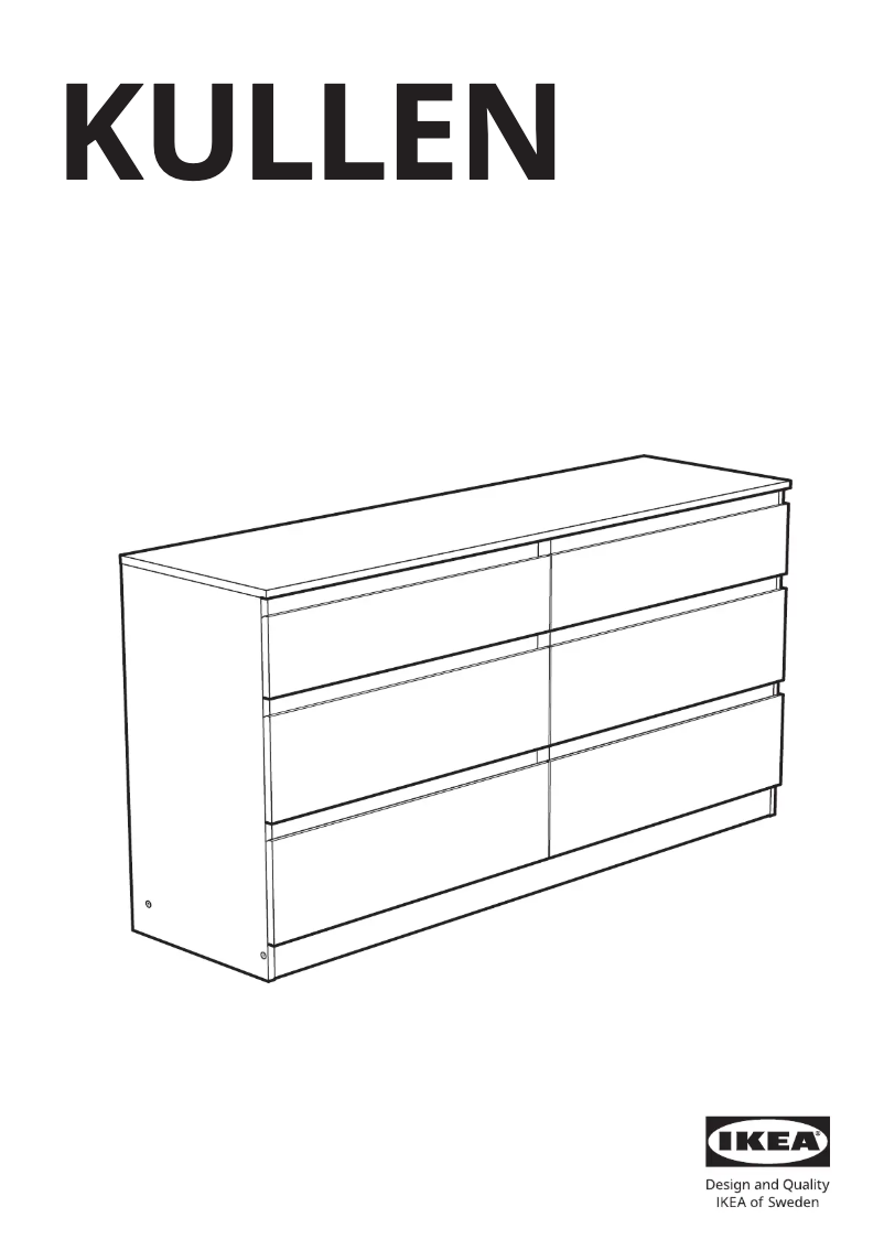 Page 1 de la notice Manuel utilisateur Ikea KULLEN 903.092.45