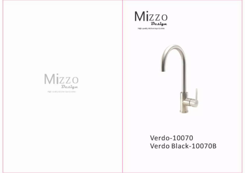 Página 1 del manual Manual de usuario Mizzo Verdo-10070