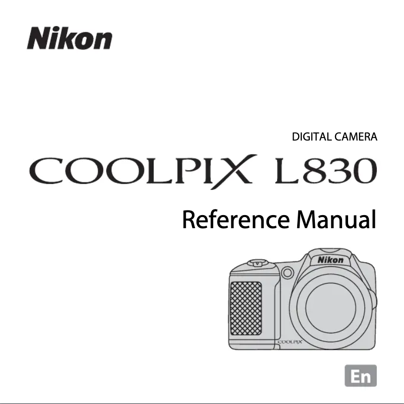 Page 1 de la notice Manuel utilisateur Nikon Coolpix L830