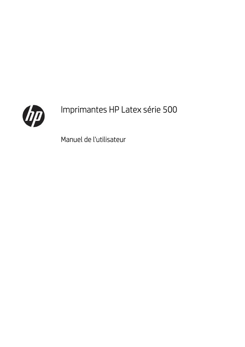 Página 1 del manual Manual de usuario HP Latex 570