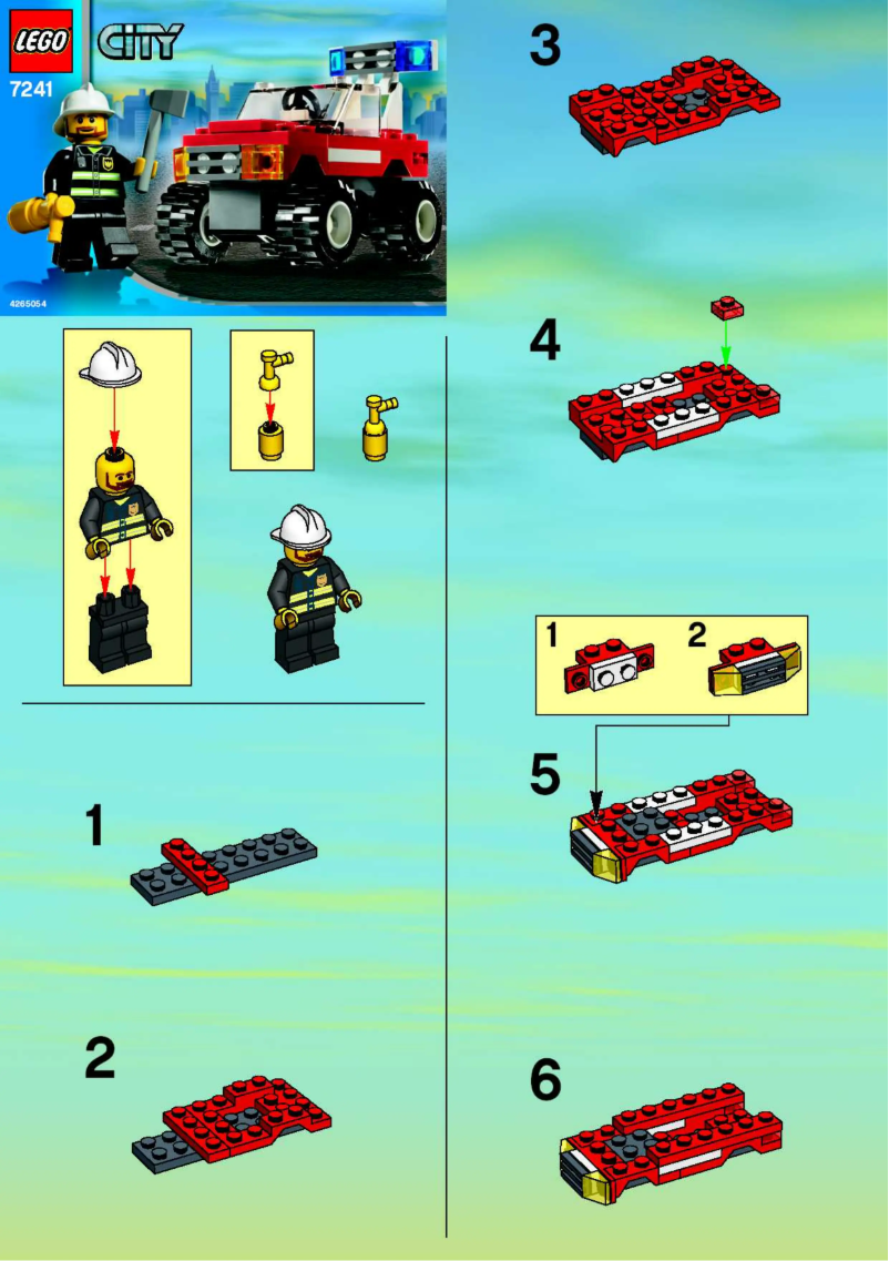 Página 1 del manual Manual de usuario Lego City Fire Bi-Pack