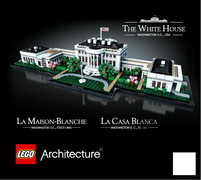 Page 1 de la notice Manuel utilisateur Lego Architecture 21054