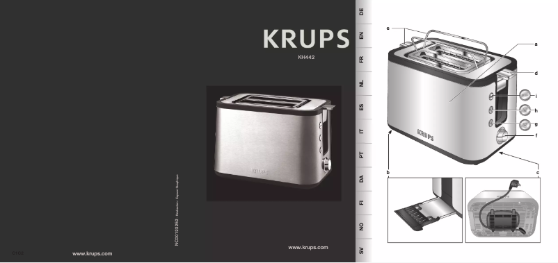 Page 1 de la notice Manuel utilisateur Krups Control Line KH442