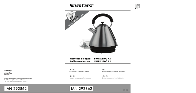 Page 1 de la notice Manuel utilisateur SilverCrest SWRE 2400 A1