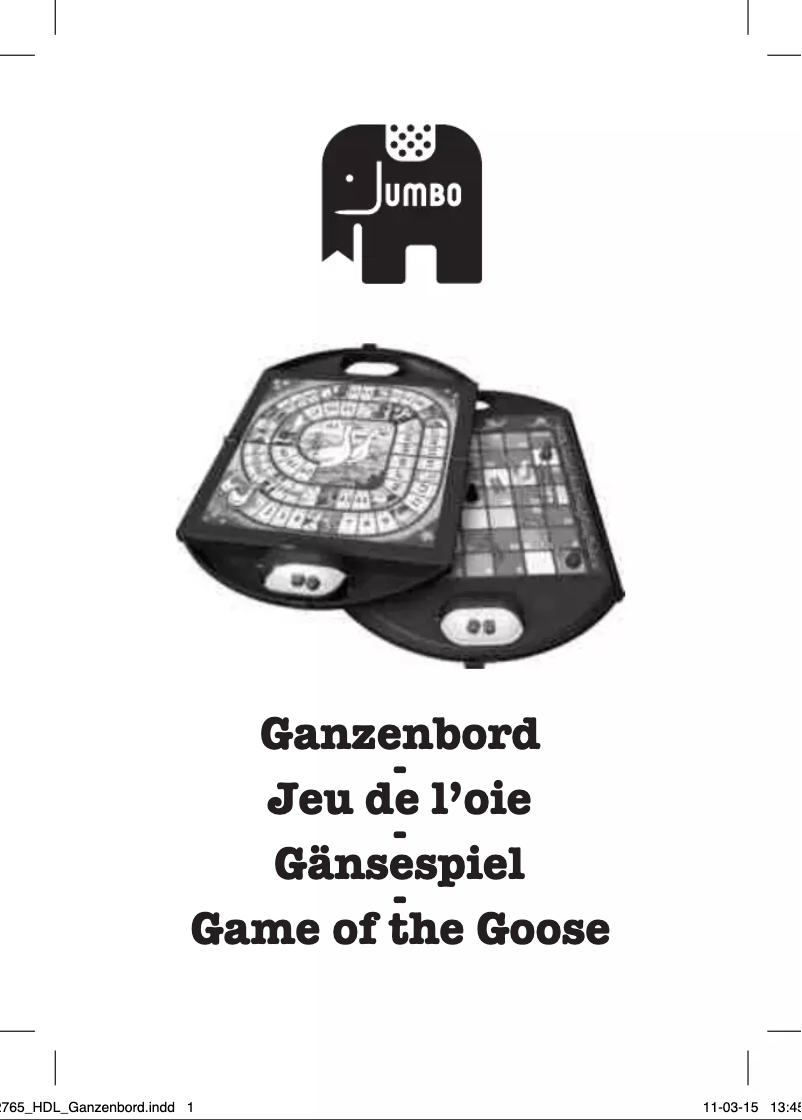 Page 1 de la notice Manuel utilisateur Jumbo Ganzenbord & Slangen en ladderspel Reisspel