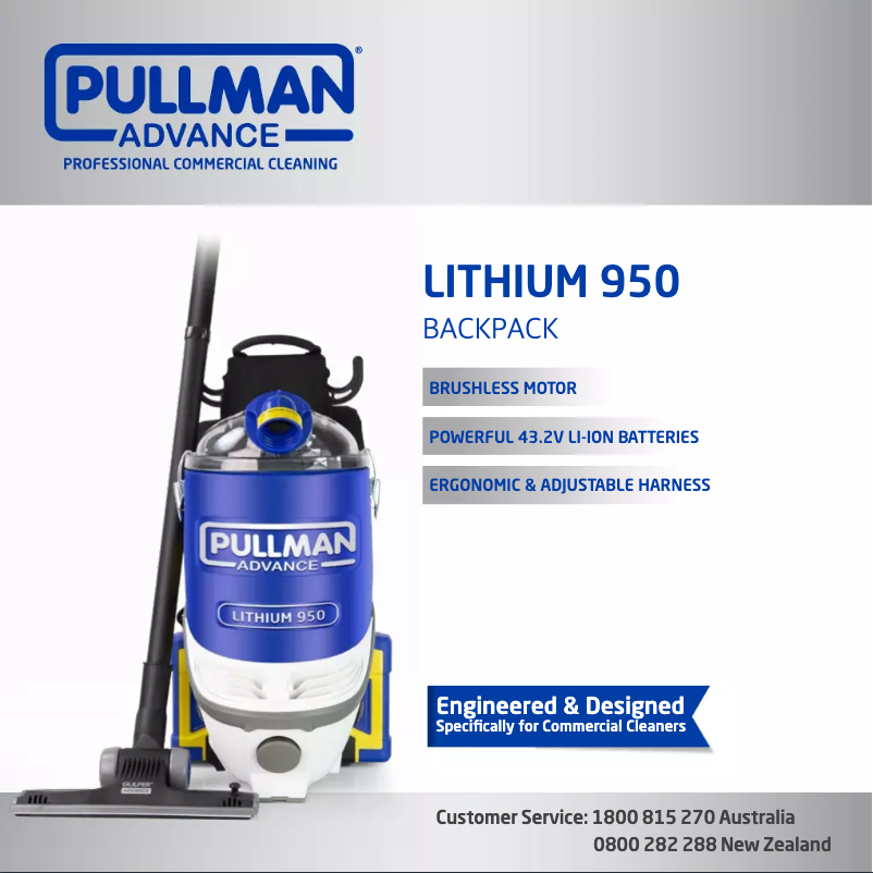 Page 1 de la notice Manuel utilisateur Pullman LITHIUM 950