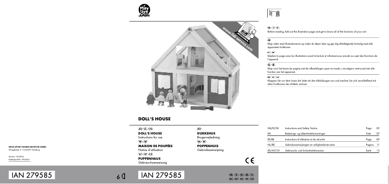 Page 1 de la notice Manuel utilisateur Playtive IAN 279585
