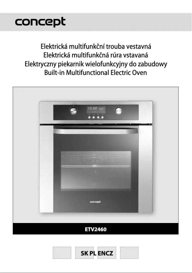 Page 1 de la notice Manuel utilisateur Concept ETV-2460