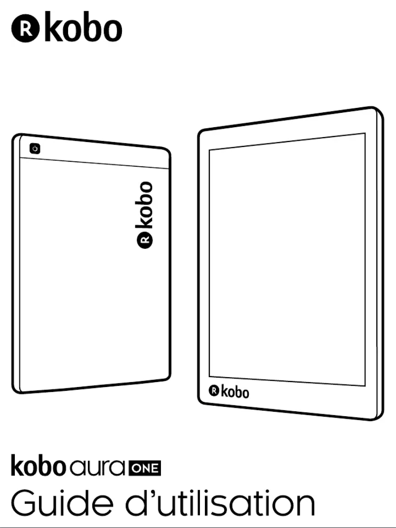 Page 1 de la notice Manuel utilisateur Kobo Aura One