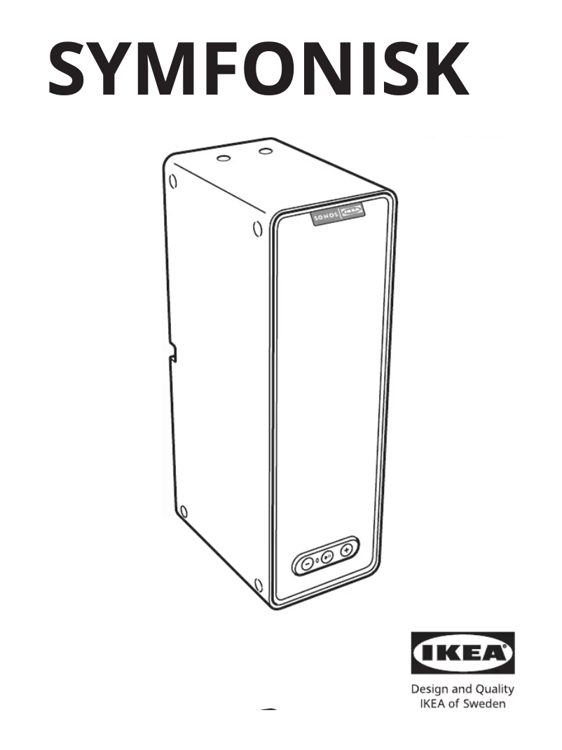Page 1 de la notice Mode d'emploi Ikea SYMFONISK