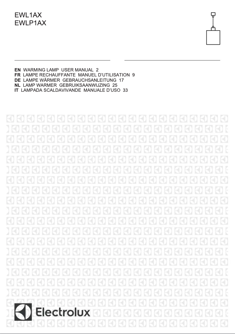 Page 1 de la notice Manuel utilisateur Electrolux EWLP1AX