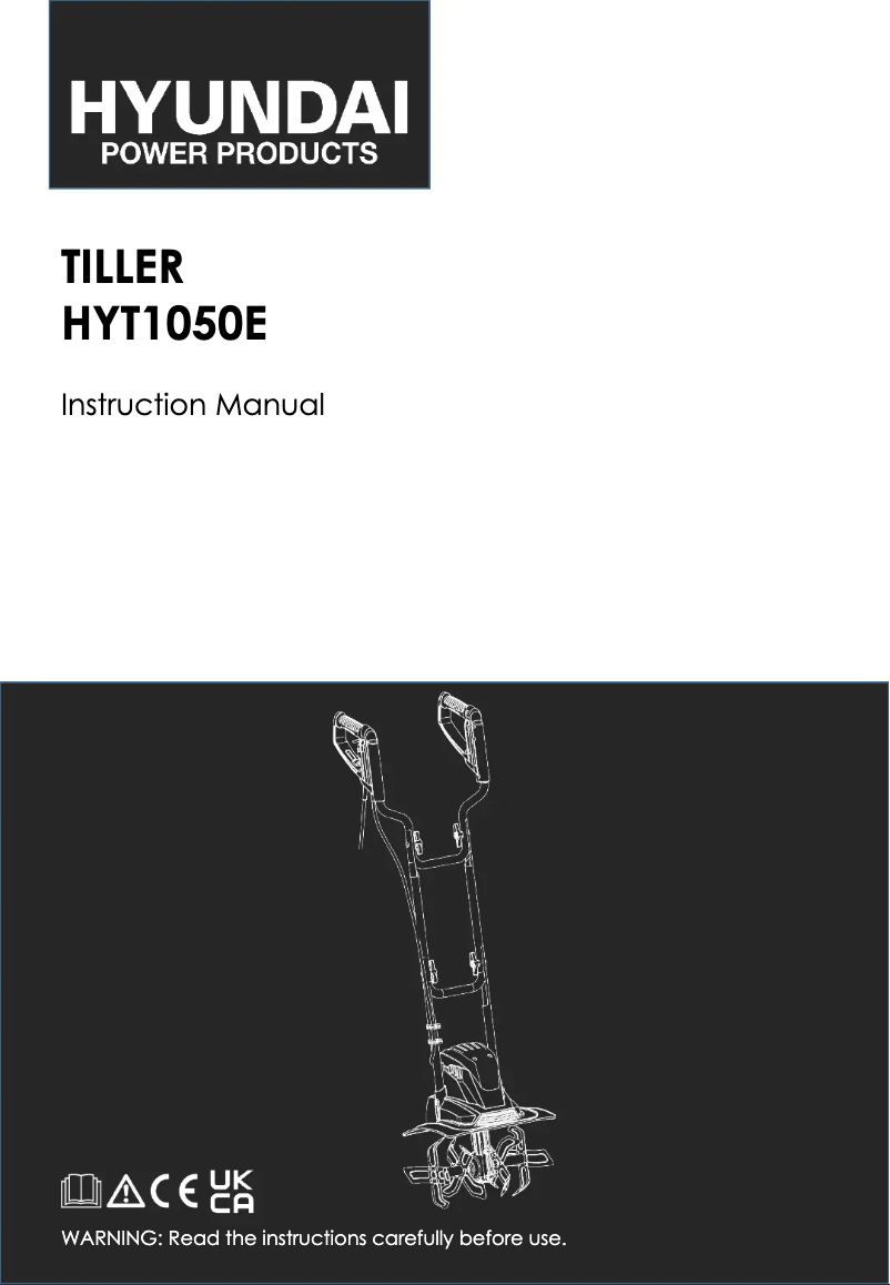 Page 1 of the manual User Manual Hyundai HYT1050E